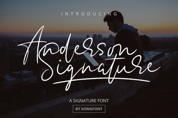 Anderson Signature: A Modern Script for Playful Design