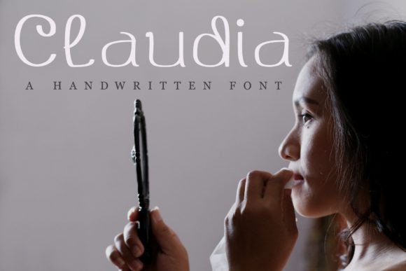 Claudia: A Playful Handwritten Script for Modern Designs