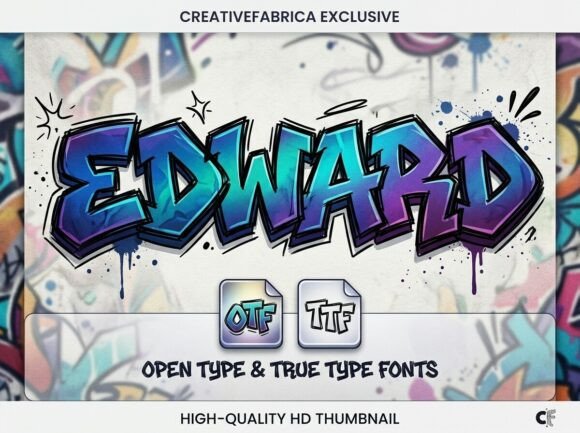 Edward: A Graffiti Font for Bold Brand Statements