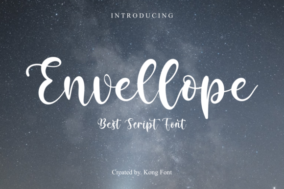 Envellope: A Fresh Script for Modern Branding