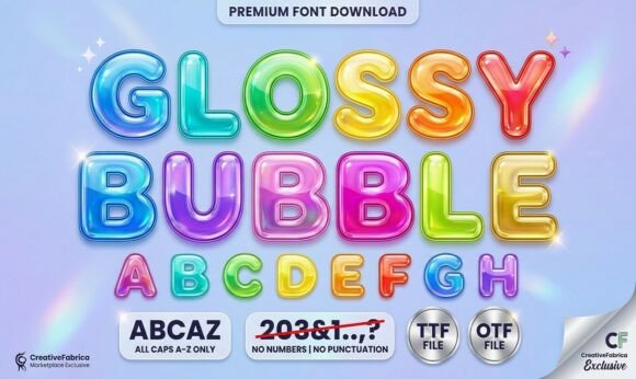 Glossy Bubble: Infuse Your Projects with Playful Dimension