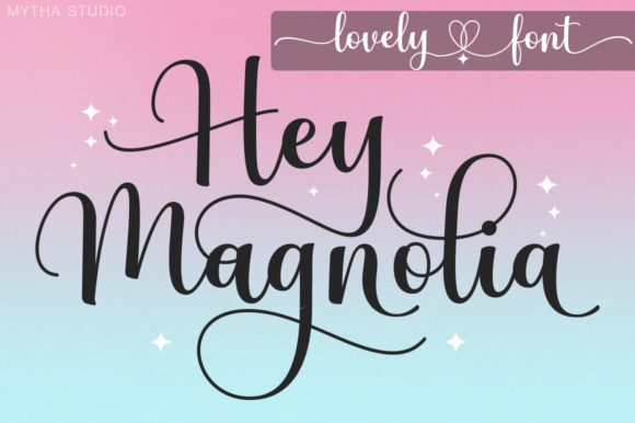 Hey Magnolia: A Handwritten Font for Authentic Projects