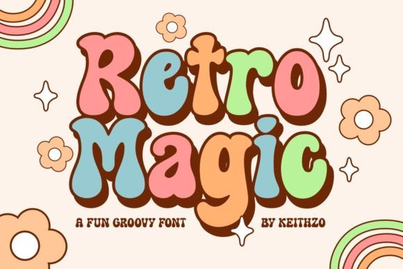 Retro Magic: A Playful Font for Modern Design