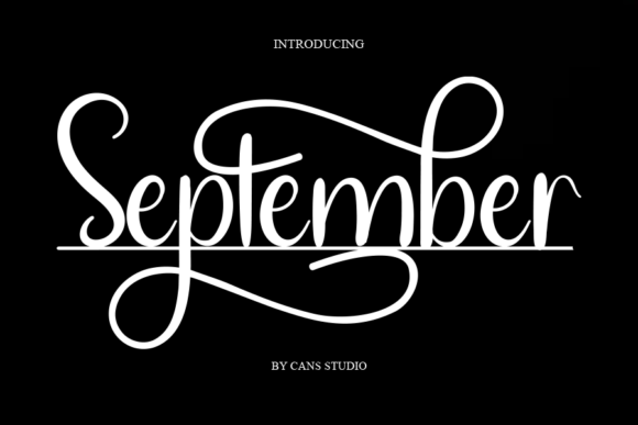 September Font: A Handwritten Typeface for Personal Branding