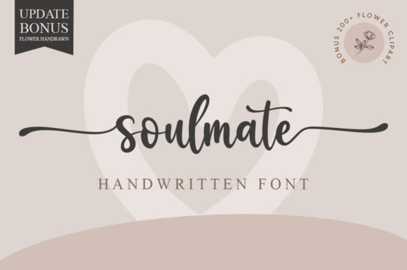 Soulmate: The Handwritten Font for Elegant Design Projects