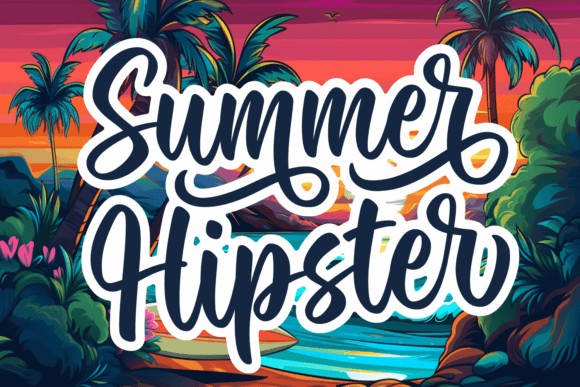 Summer Hipster: A Creative Font for Joyful Branding