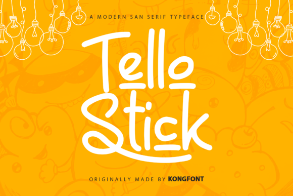 Tello Stick: A Handwritten Font That Feels Like a Friend